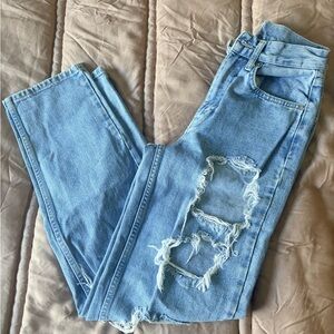 BDG Light Blue Distressed Boyfriend Jeans